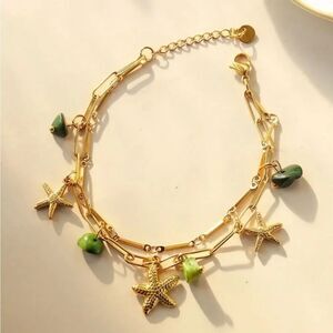 Starfish Charm Bracelet Q729